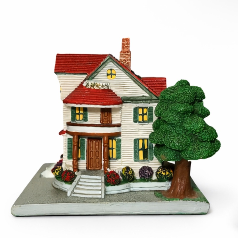 Charming Miniature House Figurine